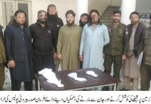 راولپنڈی(ٹی این ایس) ایس ایچ او تھانہ صدر بیرونی ندیم ظفر کی زیرنگرانی پولیس ٹیم کی کاروائی