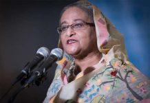 ڈھاکہ(ٹی این ایس) بنگلہ دیشی آرمی چیف کے حکم پر وزیراعظم شیخ حسینہ واجد مستعفی، آخری تقریر ریکارڈ کروانے کا موقع بھی نہیں دیا گیا