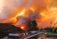 لاس اینجلس (ٹی این ایس) لاس اینجلس کے شمالی علاقے میں نئی جنگلاتی آگ، 25 ہزار افراد کی نقل مکانی