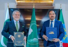 ادیس ابابا (ٹی این ایس) ایتھوپیا اور پاکستان کے درمیان سیاسی مشاورت کے لیے مفاہمتی یادداشت پر دستخط