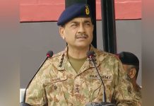 راولپنڈی (ٹی این ایس) ملک میں امن خراب کرنے کی ہر کوشش کا فیصلہ کن اور بھرپور جواب دیا جائے گا، آرمی چیف
