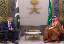 اسلام آباد (ٹی این ایس) وزیراعظم پاکستان اور سعودی ولی عہدکا اقتصادی تعاون پر اظہار اطمینان