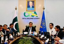 اسلام آباد (ٹی این ایس) چیئرمین سی ڈی اے محمد علی رندھاوا کی زیر صدارت سیکٹر ڈویلپمنٹ کے حوالے سے جائزہ اجلاس