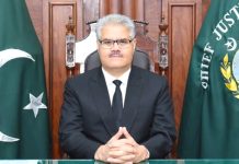 اسلام آباد (ٹی این ایس) جوڈیشل کمیشن کا جسٹس ایس ایم عتیق شاہ کو چیف جسٹس پشاور ہائیکورٹ تعینات کرنے کا فیصلہ