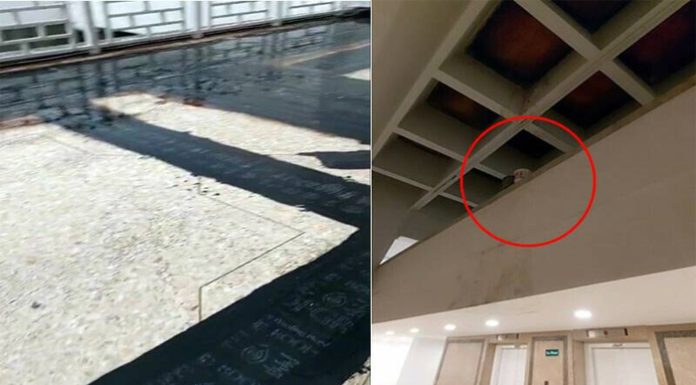 اسلام آباد (ٹی این ایس) پارلیمنٹ ہاوس کی چھتیں ٹپکنے لگیں، تارکول بھی کام نہ آیا، انتظامیہ کی بالٹیوں سے پانی روکنے کی کوشش