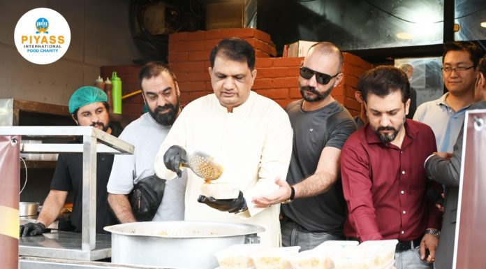 اسلام آباد (ٹی این ایس) اب کوئی بھوکا نہیں سوئے گا پیاس انٹرنیشنل “فوڈ چیریٹی پروگرام” رانا عمران لطیف نے مہم کا آغاز کر دیا