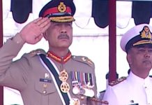 اسلام آباد (ٹی این ایس) خدا نے مجھے محافظ بنایا ہے، شہادت میری سب سے بڑی خواہش ہے،فیلڈ مارشل