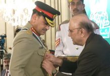 اسلام آباد (ٹی این ایس) معرکہ حق میں جرأت اور جنگی مہارت کا اعتراف، فیلڈ مارشل کیلئے ہلال جرأت کا اعزاز