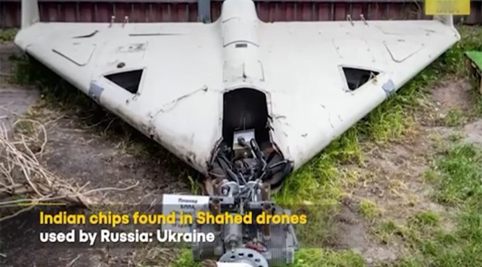اسلام آباد (ٹی این ایس) بھارتی پرزے روسی جنگی ڈرونز میں استعمال ہونے کا انکشاف