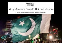اسلام آباد (ٹی این ایس) پاکستان کے مقابلے میں بھارت پر انحصار امریکی پالیسی کی ناکامی ہے، فارن افیئرز