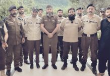 راولپنڈی (ٹی این ایس) ڈی۔ایس۔پی عرفان بٹ کی پٹرولنگ پوسٹ بیور آمد احسن کارکردگی پر شاباش