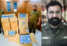 راولپنڈی (ٹی این ایس) ایس ایچ او تھانہ گنجمنڈی طارق گوندل کی ہمراہ پولیس ٹیم کارروائی