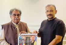 اسلام آباد (ٹی این ایس) پیر سید سہیل بخاری چئیرمین ایوارڈزکمیٹی عمران چوھدری چیف ایگزیکٹو ایونٹ ماسٹر کو بیسٹ ساؤنڈ انجینئر اینڈ ایونٹ آرگنائزر کو 28 ،ویں ایشین ایکسی لینس پرفارمنس ایوارڈز کی سلیکشن کا دعوت نامہ پیش کر رھے ہیں