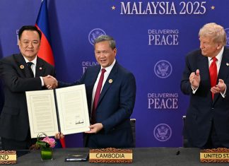 نیویارک (ٹی این ایس) تھائی لینڈ نے ٹرمپ کی ثالثی میں کمبوڈیا کے ساتھ طے پانے والا امن معاہدہ معطل کردیا