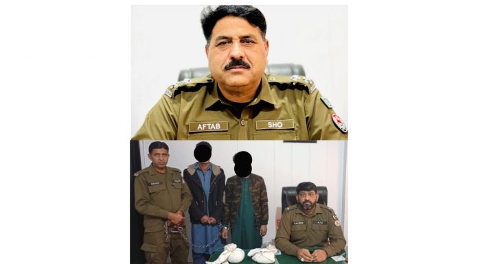 راولپنڈی (ٹی این ایس) ایس ایچ او تھانہ صدرواہ آفتاب شاہ کی ہمراہ پولیس ٹیم منشیات فروشوں کیخلاف کارروائی