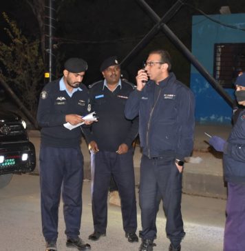 اسلام آباد (ٹی این ایس) ایس ایس پی انوسٹی گیشن محمد عثمان طارق بٹ سیکیورٹی کا جائرہ