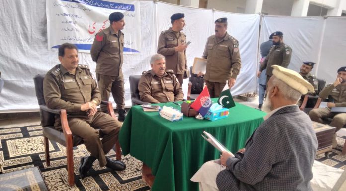 راولپنڈی (ٹی این ایس) ایس ایس پی انوسٹیگیشن ناصر علی خان کی تھانہ سول لائنز میں کھلی کچہری