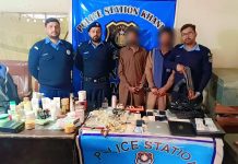 اسلام آباد (ٹی این ایس) تھانہ کھنہ پولیس نے نقب زنی کی متعدد وارداتوں میں مطلوب منظم گروہ کے دو ارکان شاہ سوار اور سکندر کو گرفتار کرلیا