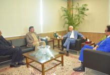 اسلام آباد (ٹی این ایس) وفاقی وزیر برائے بورڈ آف انویسٹمنٹ قیصر احمد شیخ کی لتھوانیا کے اعزازی قونصل جنرل مسعود خان سے اہم ملاقات