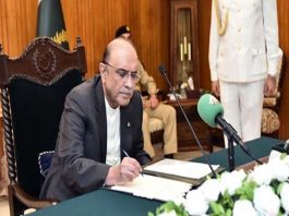 اسلام آباد (ٹی این ایس) گھریلو تشددکیخلاف بل دستخط کیلئے صدر مملکت کو ارسال