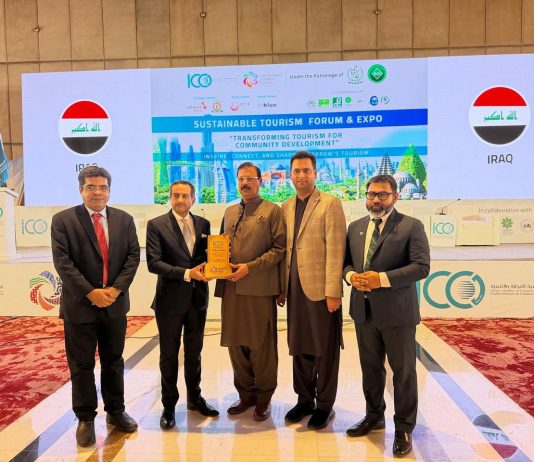 لاہور (ٹی این ایس) اسلامک چیمبر آف کامرس اینڈ ڈویلپمنٹ کے زیر اہتمام ایف پی سی سی آئی البرکہ بنک اور پاکستان ٹورازم ڈویلپمنٹ کارپوریشن کے اشتراک سے کراچی میں پائیدار سیاحت کے فروغ کے لیے منعقد ہونے والی دو روزہ بین الاقوامی کانفرنس و نمائش کے انعقاد