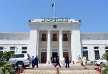 پشاور (ٹی این ایس) خیبرپختونخوا اسمبلی کی خصوصی کمیٹی نے امن و امان پر اِن کیمرا بریفنگ کیلئے کور کمانڈر پشاور کو خط لکھ دیا