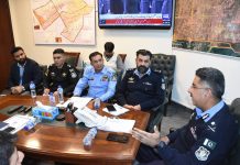 اسلام آباد (ٹی این ایس) آئی جی سید علی ناصر رضوی کی زیر صدارت اہم اجلاس کا انعقاد