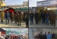 راولپنڈی (ٹی این ایس) ایس ایس پی آپریشنز ملک طارق محبوب کا تھانہ نصیر آباد اور نیوٹاون کے علاقوں میں رمضان سہولت بازار کا دورہ