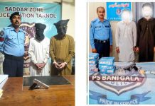 اسلام آباد (ٹی این ایس) پولیس کا جر ائم کے انسداد اور جرائم پیشہ عناصر کی گرفتاری کیلئے موثر کریک ڈاون جاری