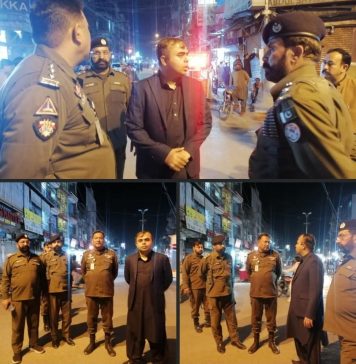 راولپنڈی (ٹی این ایس) ایس پی راول سعد ارشد کا 21 رمضان المبارک شہادت حضرت علی ؓ کے جلوس کے روٹ کا وزٹ