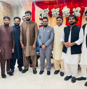 اسلام آباد (ٹی این ایس) منگو ٹاؤن، بہارہ کہو کے رہائشی معزز شخصیت راجہ حمید کے صاحبزادے راجہ تشرف کی شادی کی پُروقار تقریب گزشتہ روز ملن شادی ہال میں نہایت خوشگوار اور شاندار ماحول میں منعقد ہوئی۔