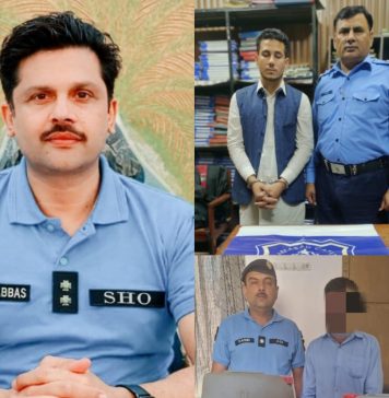 اسلام اباد (ٹی این ایس) ایس ایچ او تھانہ سہالہ عون عباس کی سربراہی میں پولیس ٹیم کا جراٸم پیشہ عناصر کیخلاف کریک ڈاؤن