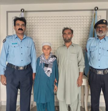 اسلام آباد (ٹی این ایس) اسلام آباد پولیس نے گمشدہ بچے کوقلیل وقت میں تلاش کرکے بحفاظت والدین کے حوالے کر دیا