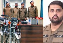 راولپنڈی (ٹی این ایس) ایس ایچ او تھانہ صدر بیرونی اعزاز عظیم کی سربراھی میں پولیس ٹیم کی کارروائی