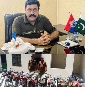 راولپنڈی(ٹی این ایس) سول لائنز انچارج چوکی طارق آباد راجہ لیاقت کی جرائم پیشہ عناصر کیخلاف کاروائیاں جاری