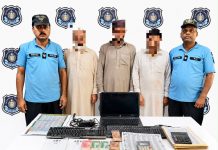 اسلام آباد(ٹی این ایس) جوئے (پرچی جوا) کی اطلاع پر پولیس اسٹیشن کراچی کمپنی کی بروقت کارروائی