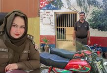 راولپنڈی (ٹی این ایس) ایس ایچ او تھانہ مورگاہ دبنگ لیڈی انسپکٹر گلناز کی سربراہی میں پولیس ٹیم کی کارروائی
