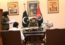 راولپنڈی (ٹی این ایس) سی پی او حسن مشتاق سکھیرا کی کمپلینٹ سیل میں آئے شہریوں سے ملاقات