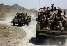 بلوچستان (ٹی این ایس) دہشت گردوں کے خلاف پاک فوج کا’آپریشن شعبان’ جاری
