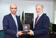 اسلام آباد (ٹی این ایس) چیئرمین نیب کی وفاقی محتسب نوید کامران بلوچ سے ملاقات