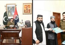 راولپنڈی (ٹی این ایس) سی پی او حسن مشتاق سکھیرا کی چہلم حضرت امام حسین کے مرکزی جلوس کے بانیان اور ضلعی امن کمیٹی کے ارکان سے ملاقات