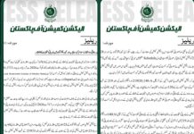 راولپنڈی (ٹی این ایس) بلدیاتی انتخابات، الیکشن کمیشن نے حلقہ بندیوں کا شیڈول جاری کر دیا