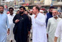 کراچی (ٹی این ایس) ڈپٹی کمشنر ویسٹ علی ذوالفقار میمن کا دورہ بنارس