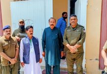 راولپنڈی (ٹی این ایس) ایس پی پوٹھوہار چوہدری اثر علی کا چرچز اور دیگر اہم مقامات کا دورہ