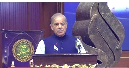 اسلام آباد (ٹی این ایس) وزیر اعظم کا نئی نسل کی سیرت سازی کے لیے نبی کریم ﷺ کے اسوۂ حسنہ مشعلِ راہ قرار