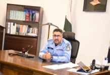 اسلام آباد (ٹی این ایس) آئی جی سید علی ناصر رضوی کی زیرِ صدارت سینئر افسران کا اہم اجلاس۔