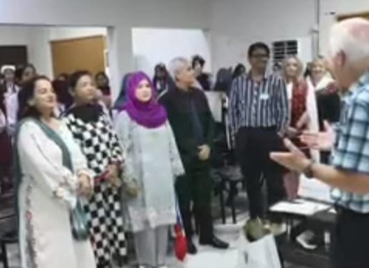 کراچی (ٹی این ایس) سول اسپتال کراچی میں نرسنگ طالبات کے لیے 9 ہفتوں پر مشتمل انگلش کنورسیشن ورکشاپ مکمل