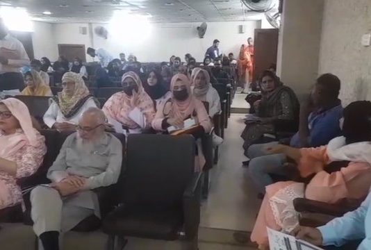 کراچی (ٹی این ایس) انسٹی ٹیوٹ آف ہارٹ ڈیزیزز میں عالمی یوم قلب پر عوامی آگاہی کے حوالے سے تقریب کا انعقاد