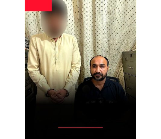 راولپنڈی (ٹی این ایس) ایف آئی اے اے ایچ ٹی سی / آر ڈبلیو پی کی کارروائی، انسانی اسمگلنگ اور ویزا فراڈ میں ملوث ملزم محمد رمضان گرفتار