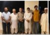اسلام آباد (ٹی این ایس) کیپٹن اسفندیار شہید گولڈ میڈل کے حصول پر ‘نشانِ حیدر ریسرچ فورم’ کے چیف ایگزیکٹو عباس بیگ مرزا کے اعزاز میں ویٹرنزآف پاکستان کی جانب سے دیے گئے عشائیے کے موقع پر گروپ فوٹو